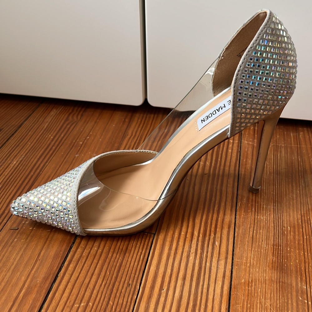Steve Madden Silver Women's Shoes - Picture 10 of 11